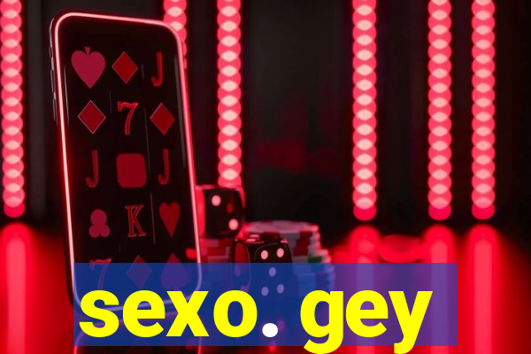 sexo. gey